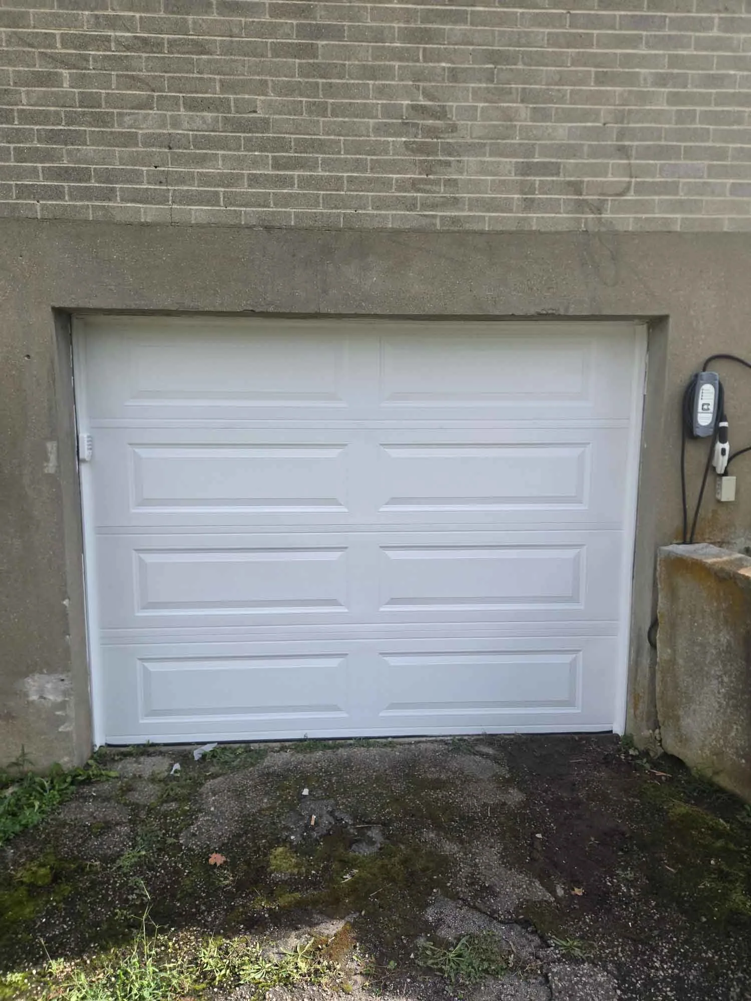 Amarr White Long Panel Garage Door in White Oak, OH