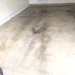 Another Cincinnati Door and Window Floor Coating - Before Another Garage Floor before our Floor Coating Installation