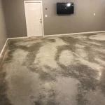 Cincinnati Door and Window Floor Before Our Floor Coating Garage Floor before our Floor Coating Installation