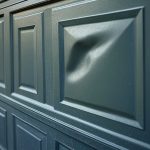Cost to repair a dent in a garage door